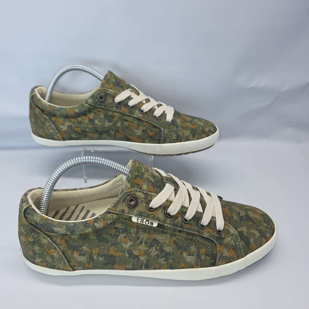 TAOS Women's‎ Star Jungle Camo Lace Up Low Top Canvas Sneakers Shoes US 10.5 - Picture 3 of 8